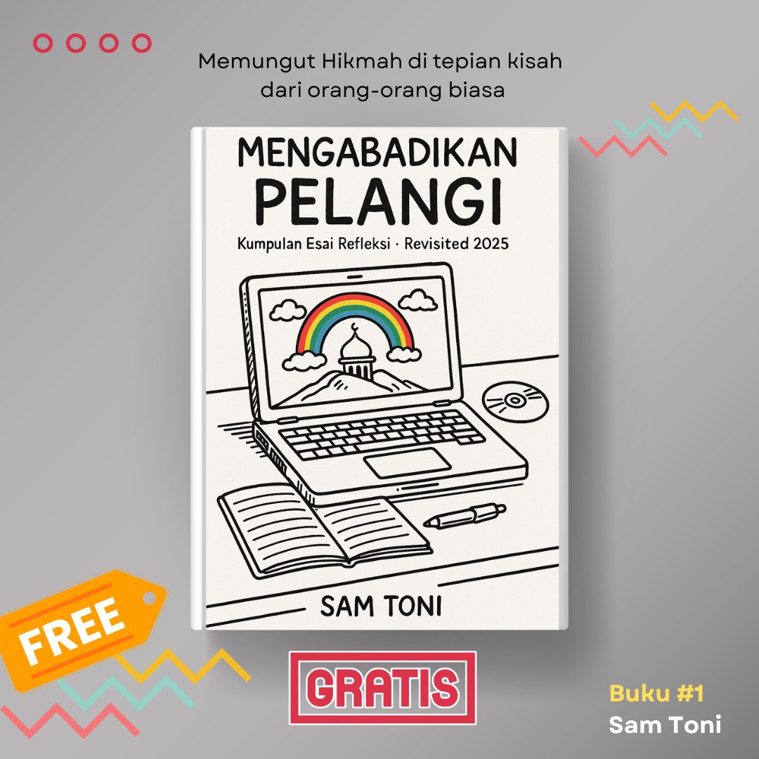 Cover Buku Mengabadikan Pelangi
